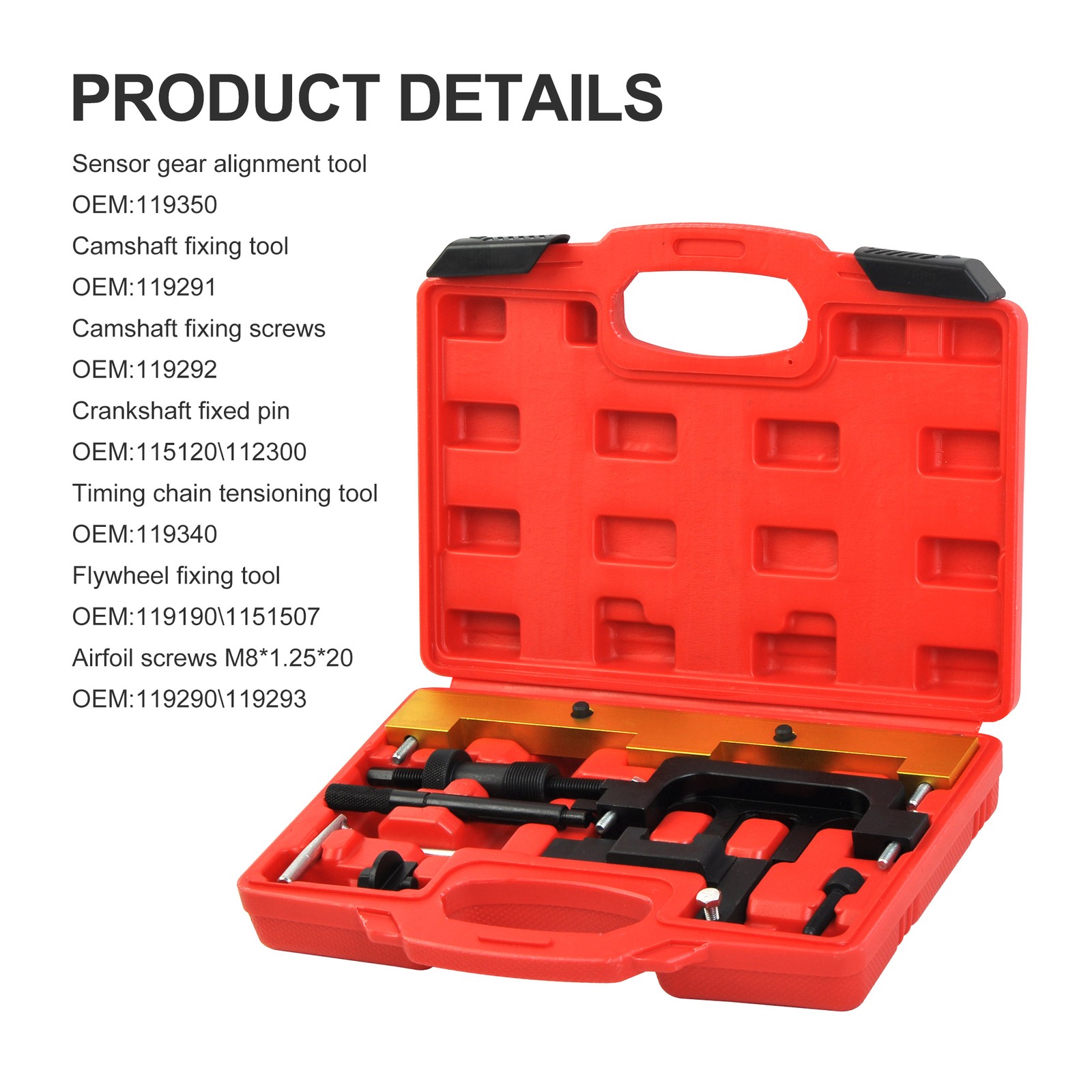 Engine Tools Camshaft Engine Alignment Timing /Locking Tool Kit For BMW N42/N46