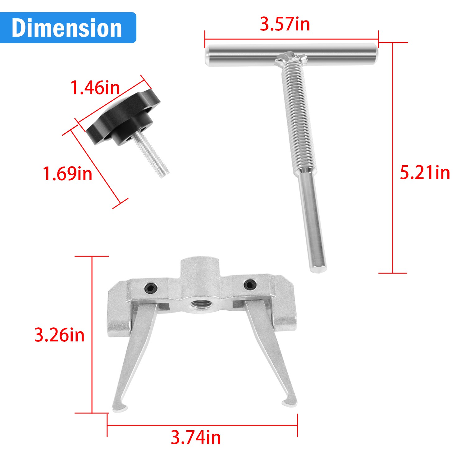 660040-1 Impeller Puller Removal for Jabsco Pump Impellers 2-1/4″ to 2-9/16″