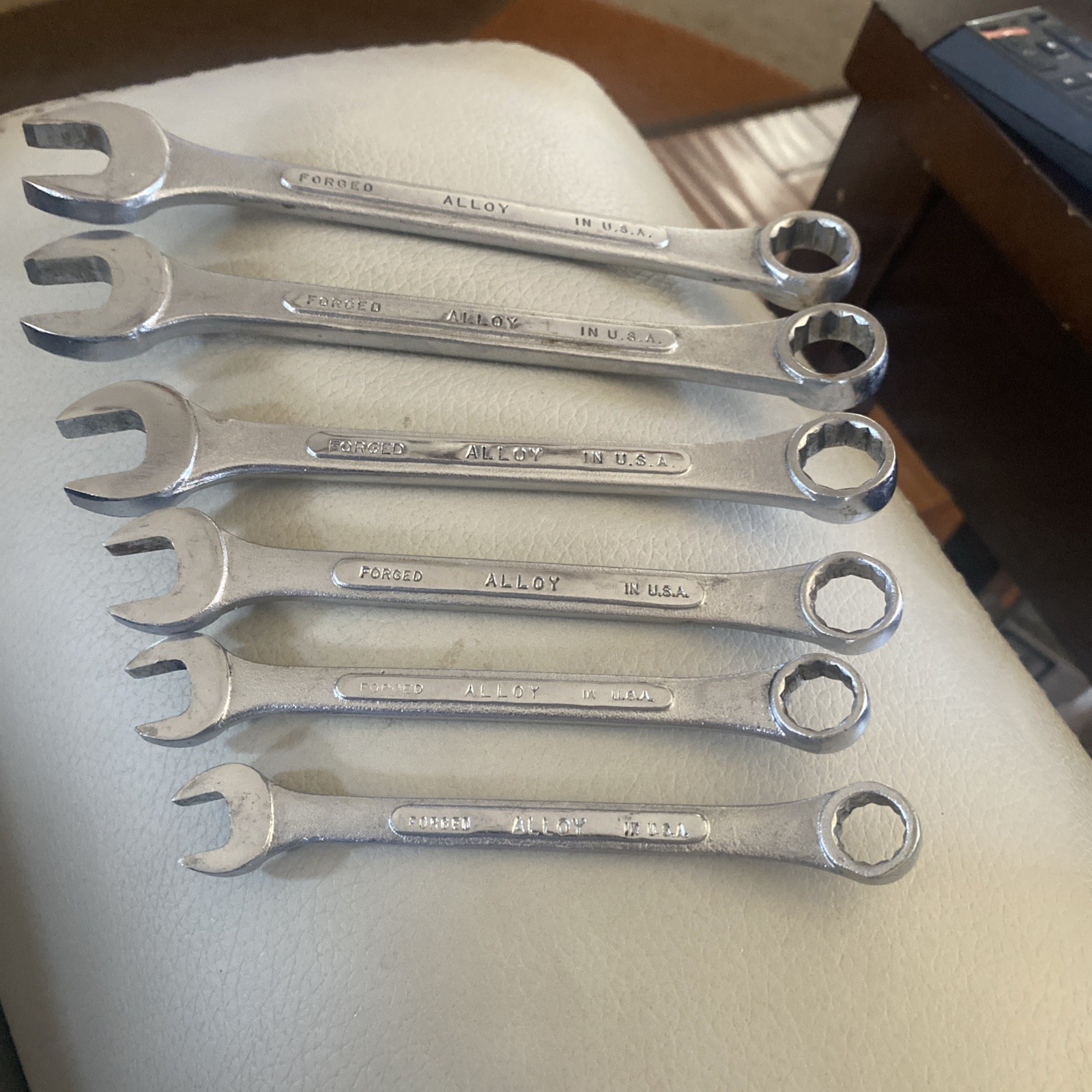 SK Tools Set Of 6 Metric Combination Wrenches. 15mm To 9mm No 12