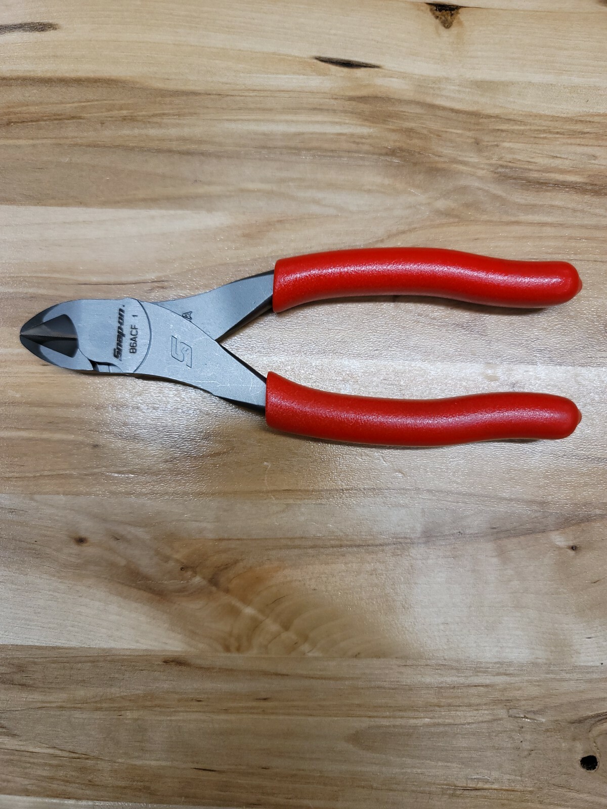 *NEW* Snap On Tools 86ACF RED Comfort Grip Diagonal Cutters FAST & Free Shipping