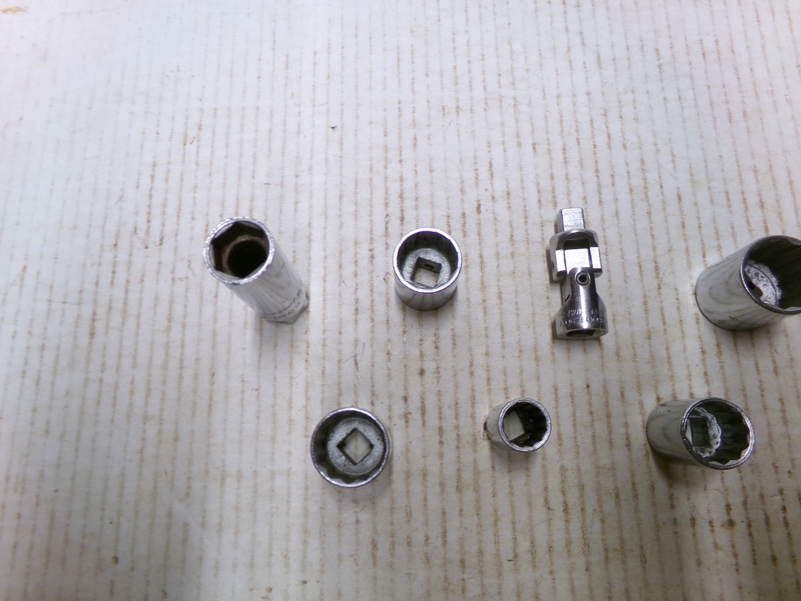 Powr-Kraft Socket Lot of 10 SAE 12 Point Mixed Sizes 3/8″ Drive