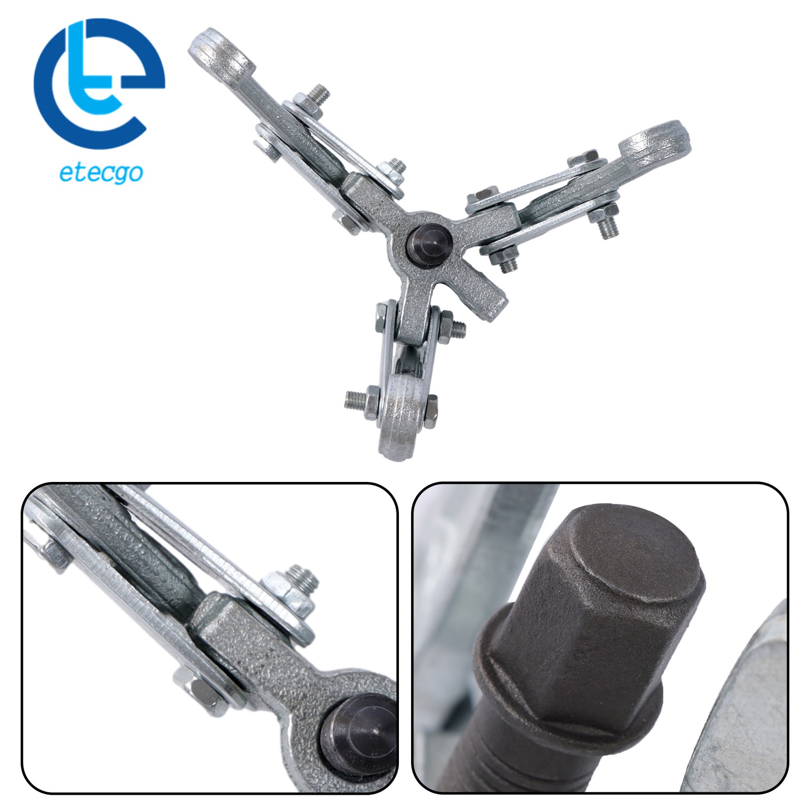 3-Jaw Bearing Puller Wheel Gear Pulley 4 Pcs 3″ 4″ 6″ 8″ Gear Puller Set
