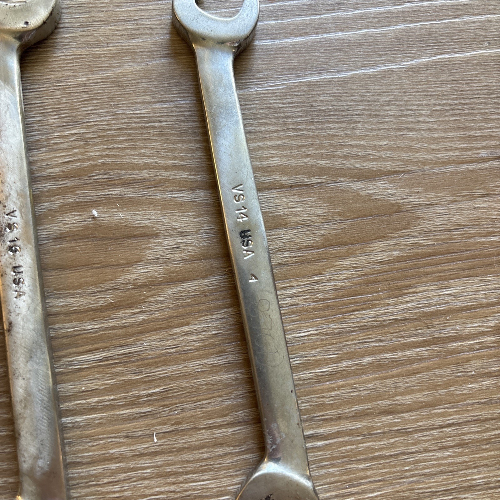 Snap On 5 Piece SAE Four-Way Angle Head Wrench Set VS32-VS20-VS18-VS16-VS14