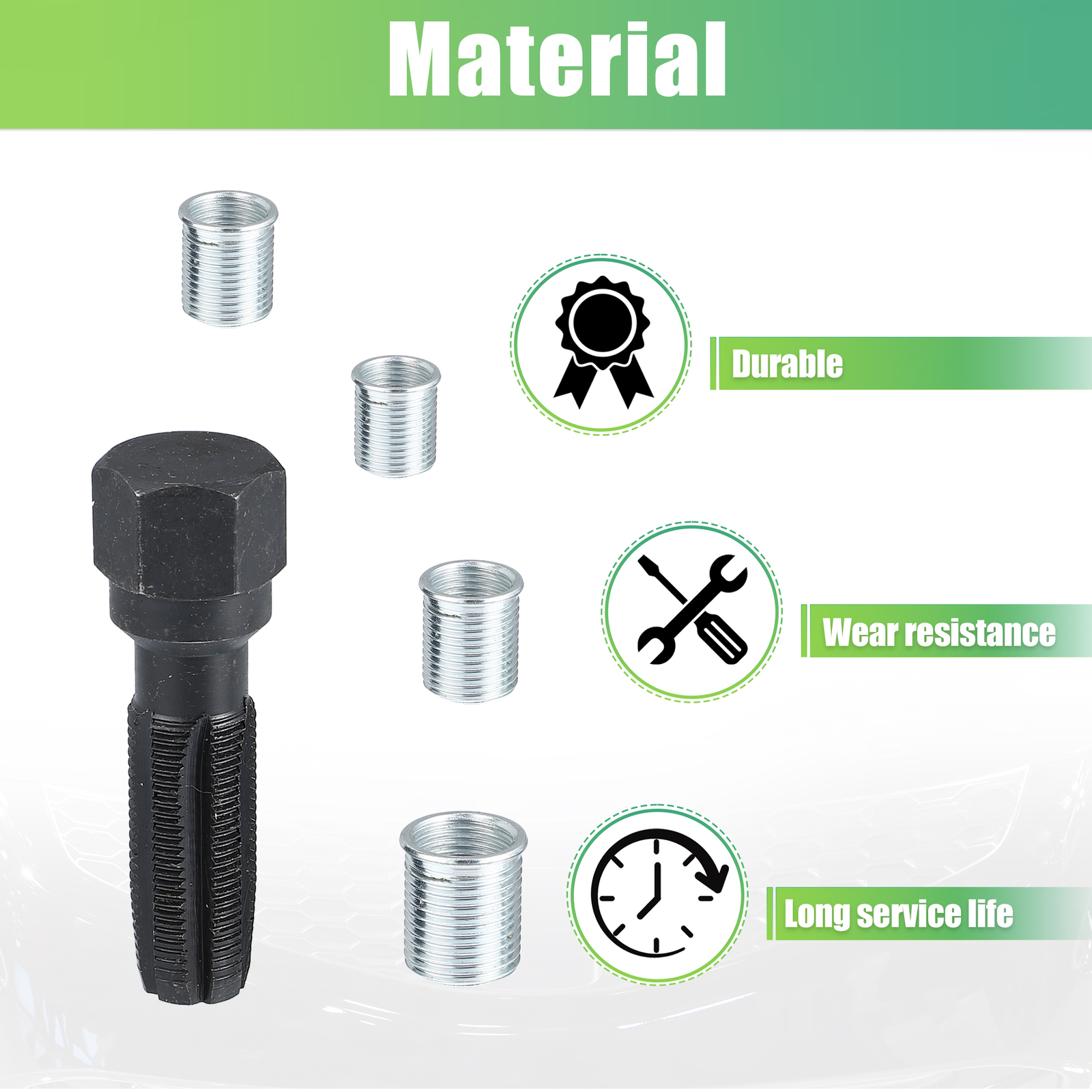 FIVE 14mm Cylinder Head Rethreaded Kit Universal Reamer Cylinder Thread Repair