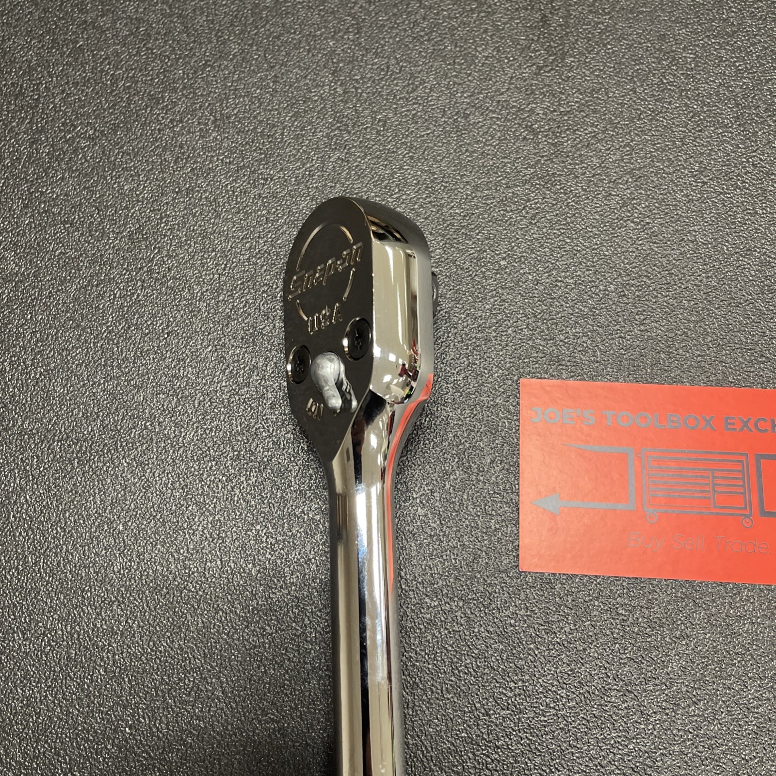 Snap-on Tools USA NEW STYLE 1/2″ Drive Fine 80 Tooth Chrome Handle Ratchet S80A
