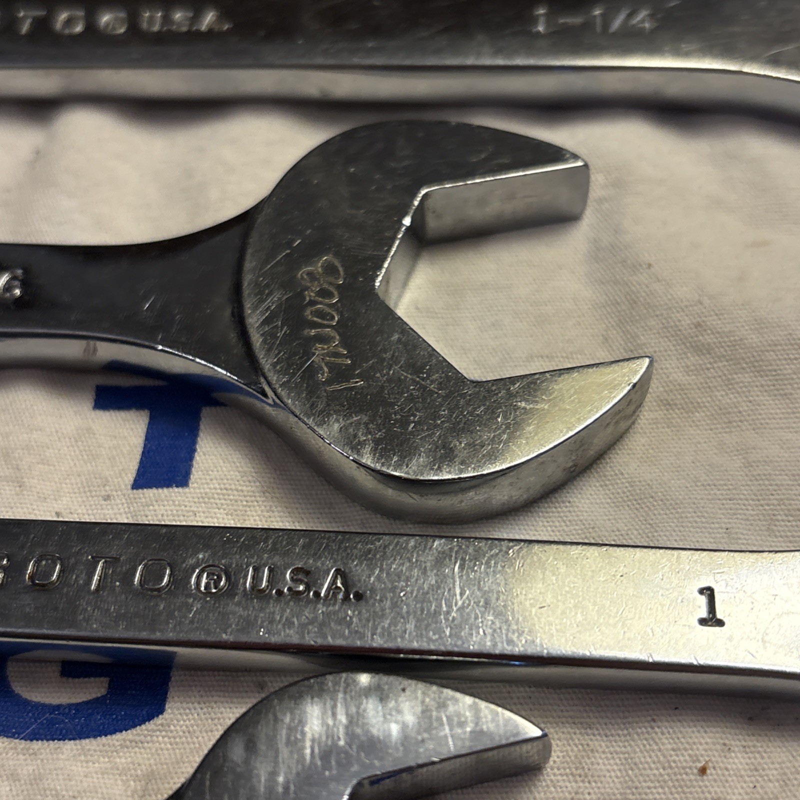 Proto Professional USA 11pc Four-Way Angle Open End Wrench Set 11/32″ – 1-1/4″