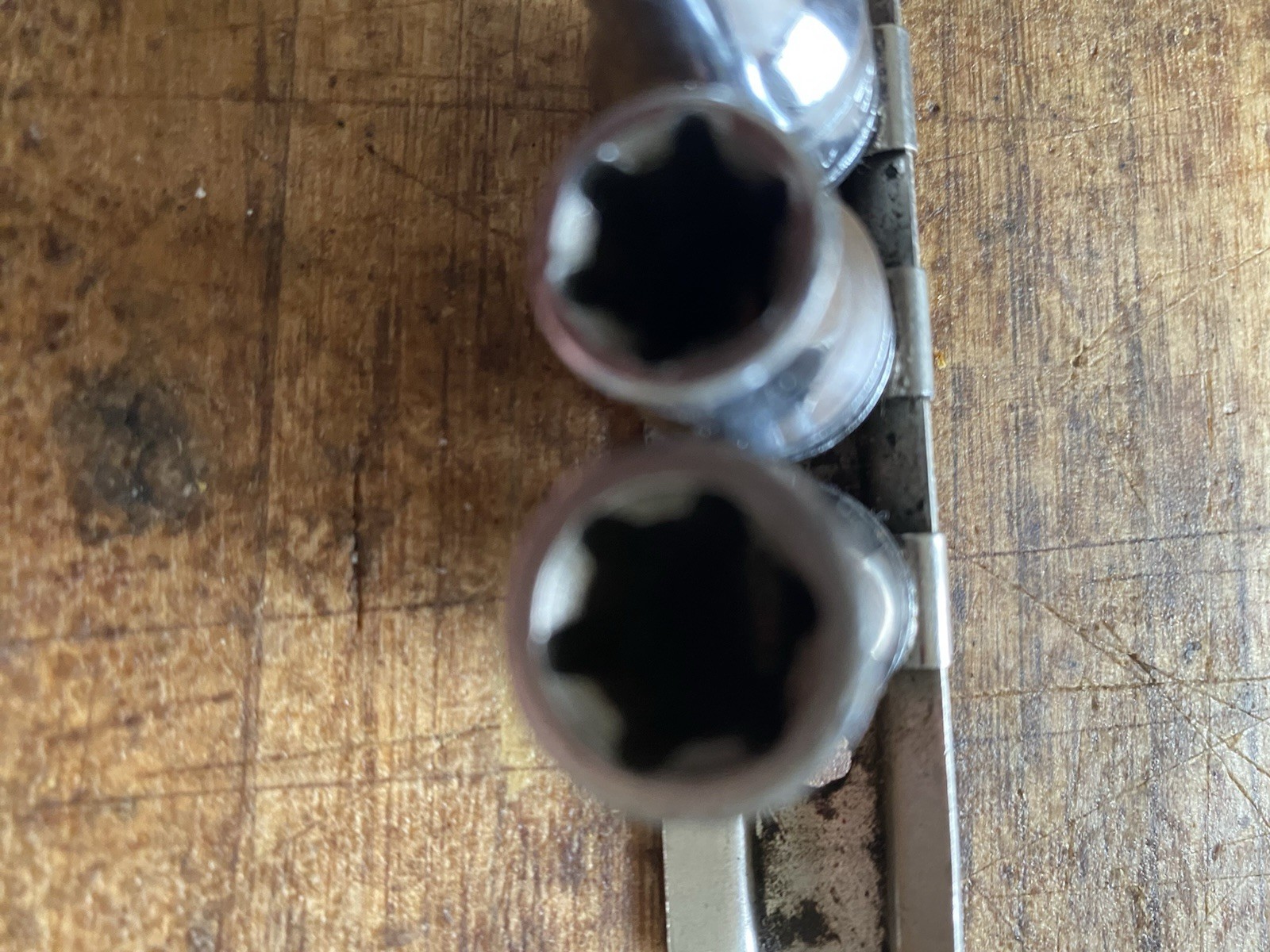 Snap On Set Of 6 Torx Drive Sockets With Organizer Rail