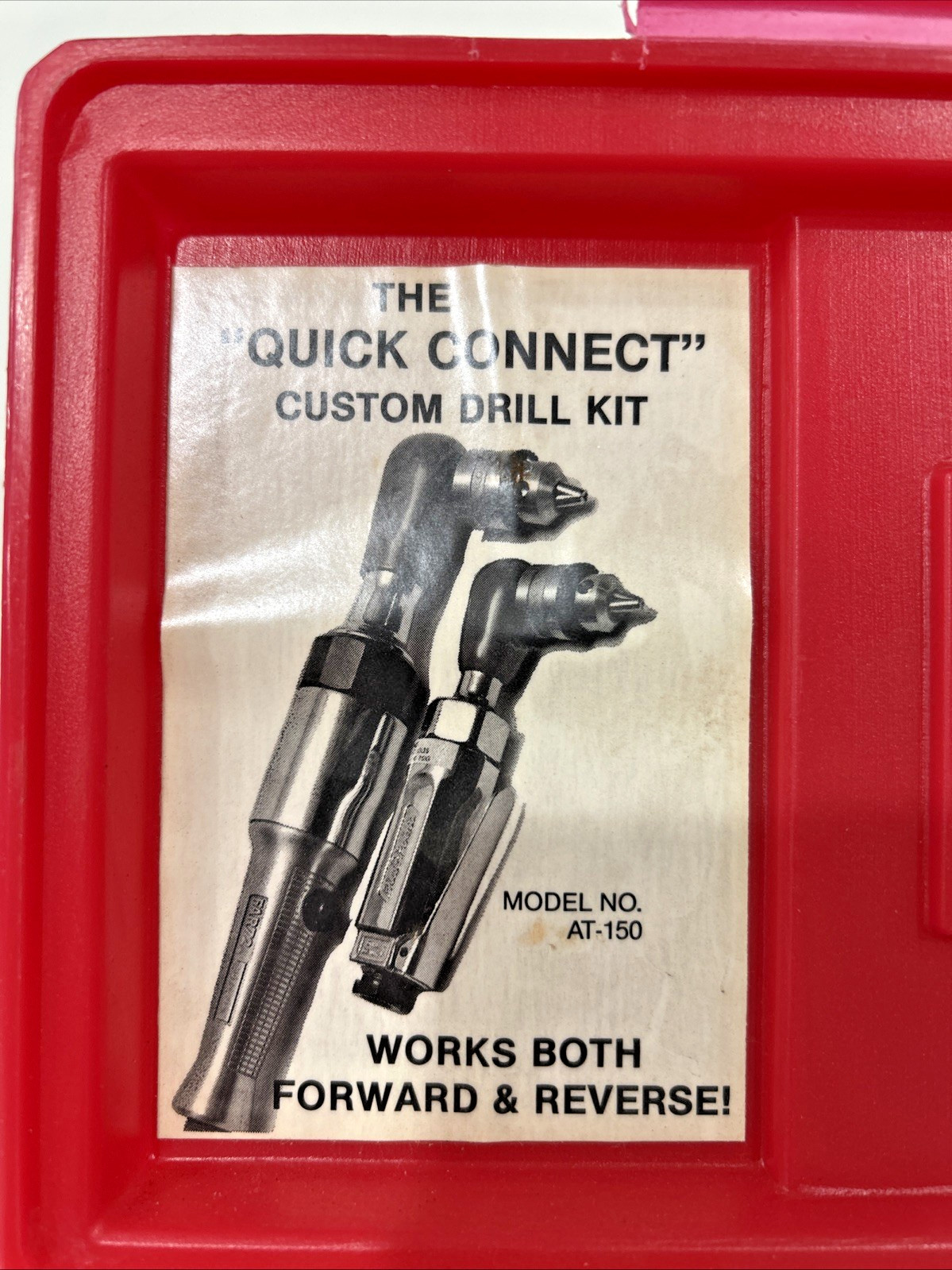 Quick Connect Custom Drill Kit -PROFESSIONAL- MODEL NO. AT-150 Made In U.S.A