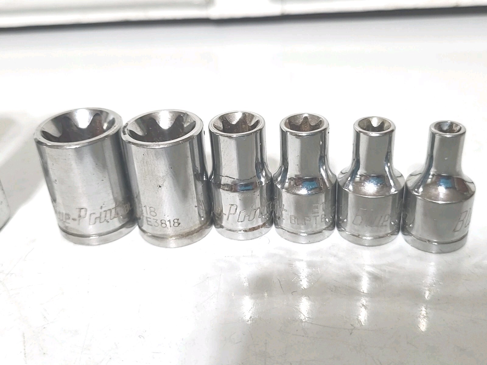 BLUE POINT by SNAP ON 25 Piece 3/8″ Dr Socket Sets Wrench USA MADE TOOLS