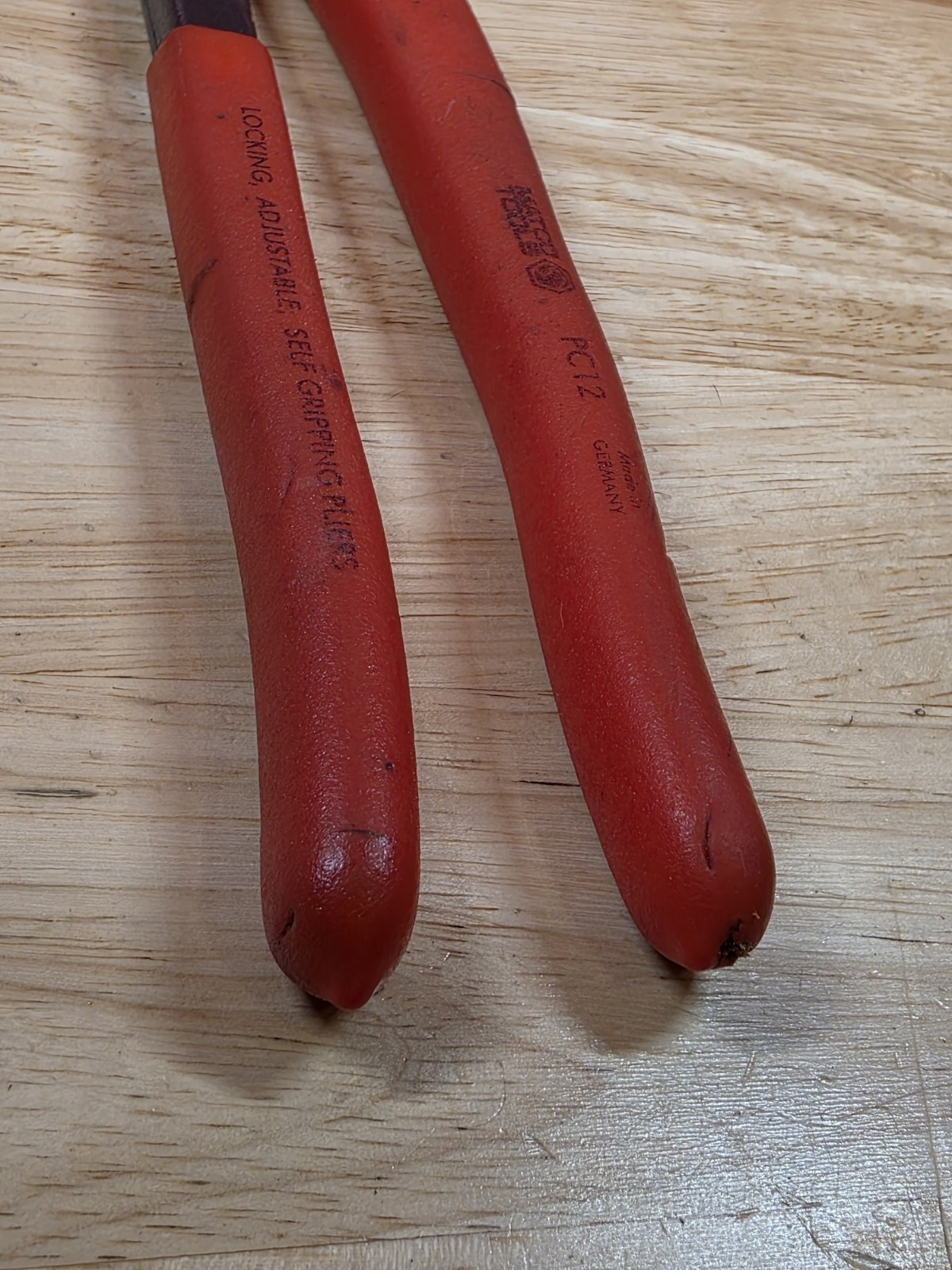 Matco Tools 12″ Pliers Knipex Cobra PC12 Germany Vanadin Red Handle