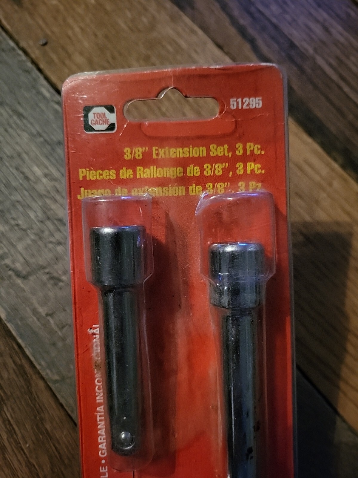 3/8″ Drive Socket Extension Set, 3 Pc. 3″, 6″, & 10″ Tool Cache 51295 NOS