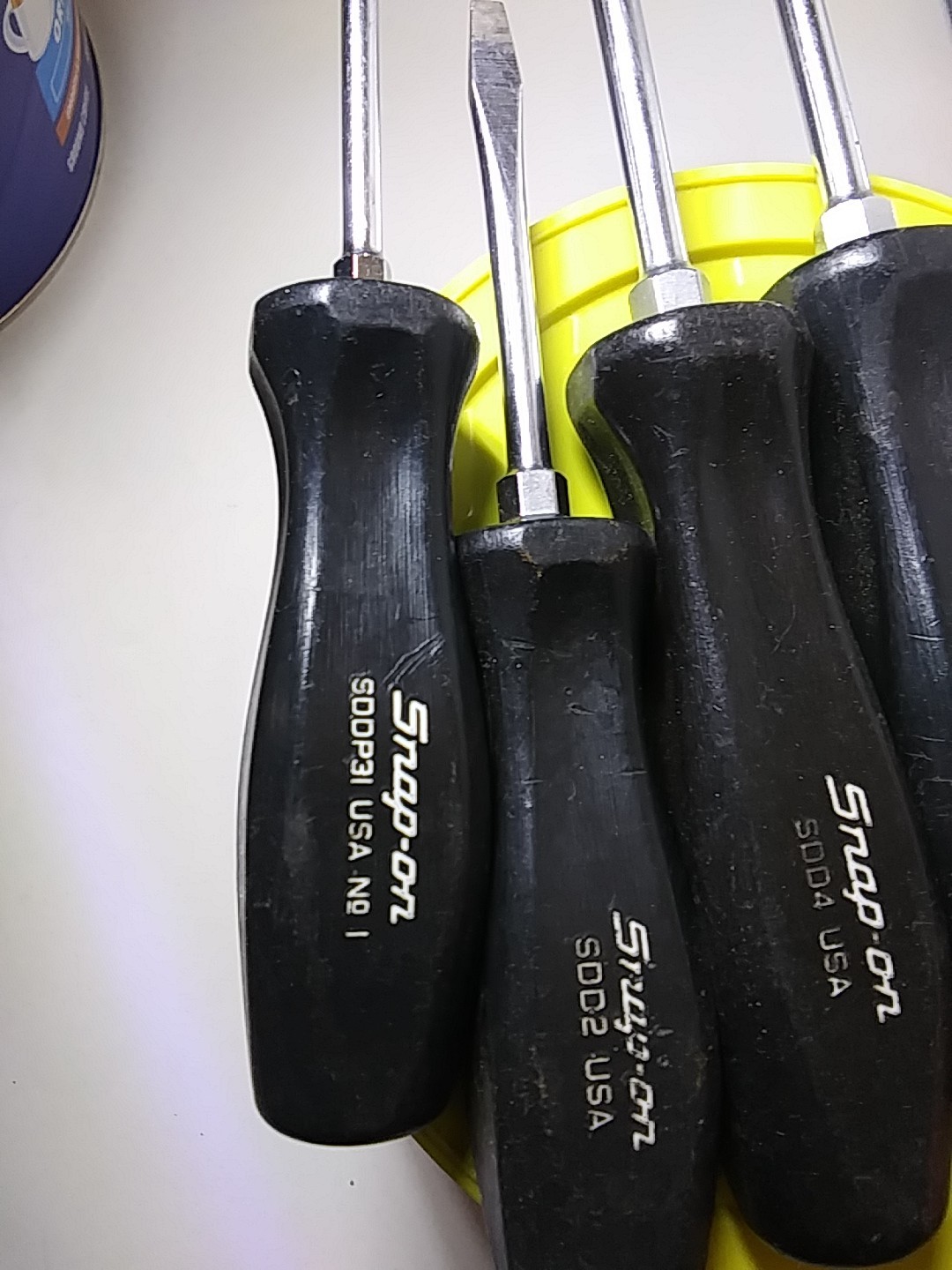 Snap on Tools Screwdriver Serv. Set Used Condition 6 Piece Phillips And Regular