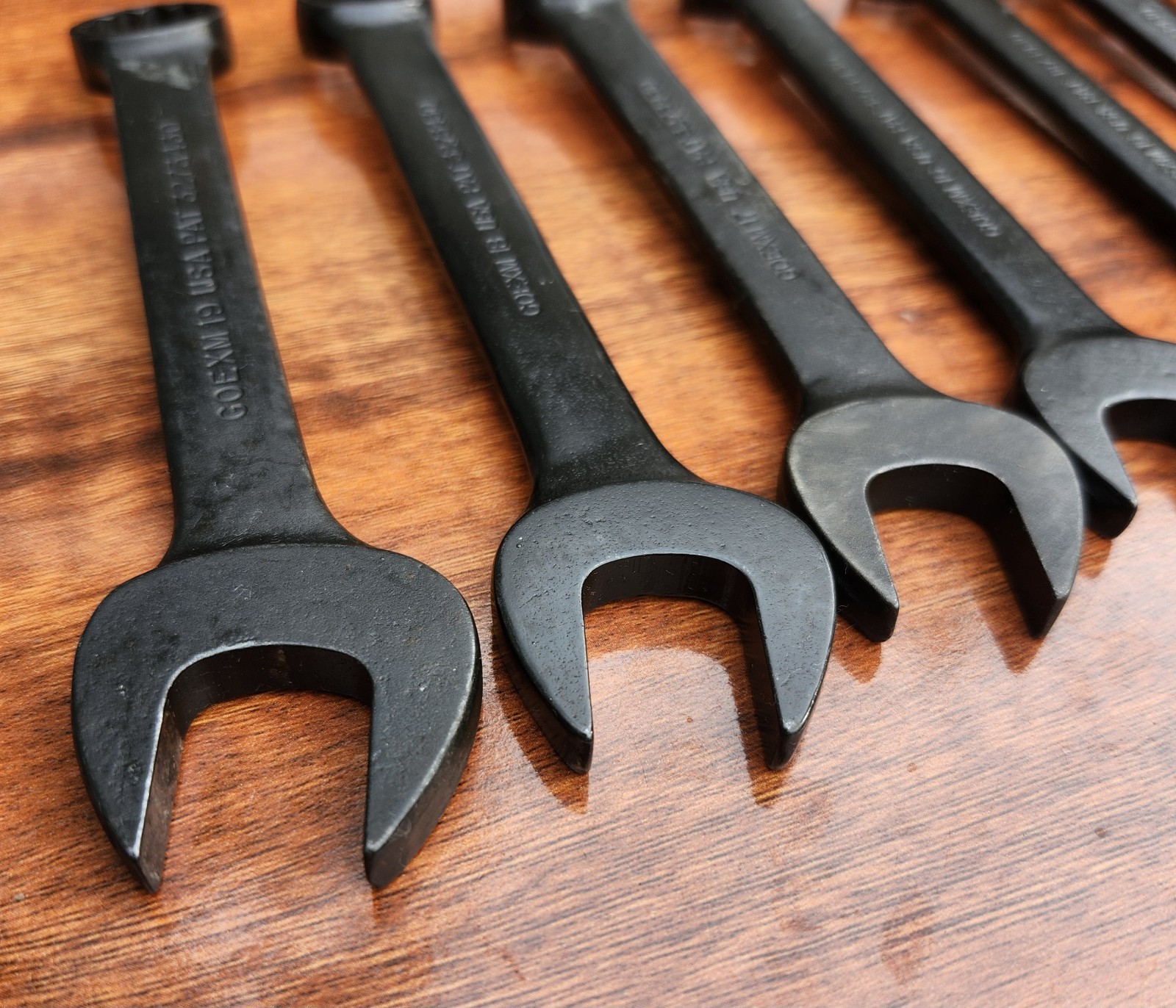 SNAP-ON GOEXM Black Metric Short Comb. Wrench Set 6-19mm USA MISSING 10 11 12