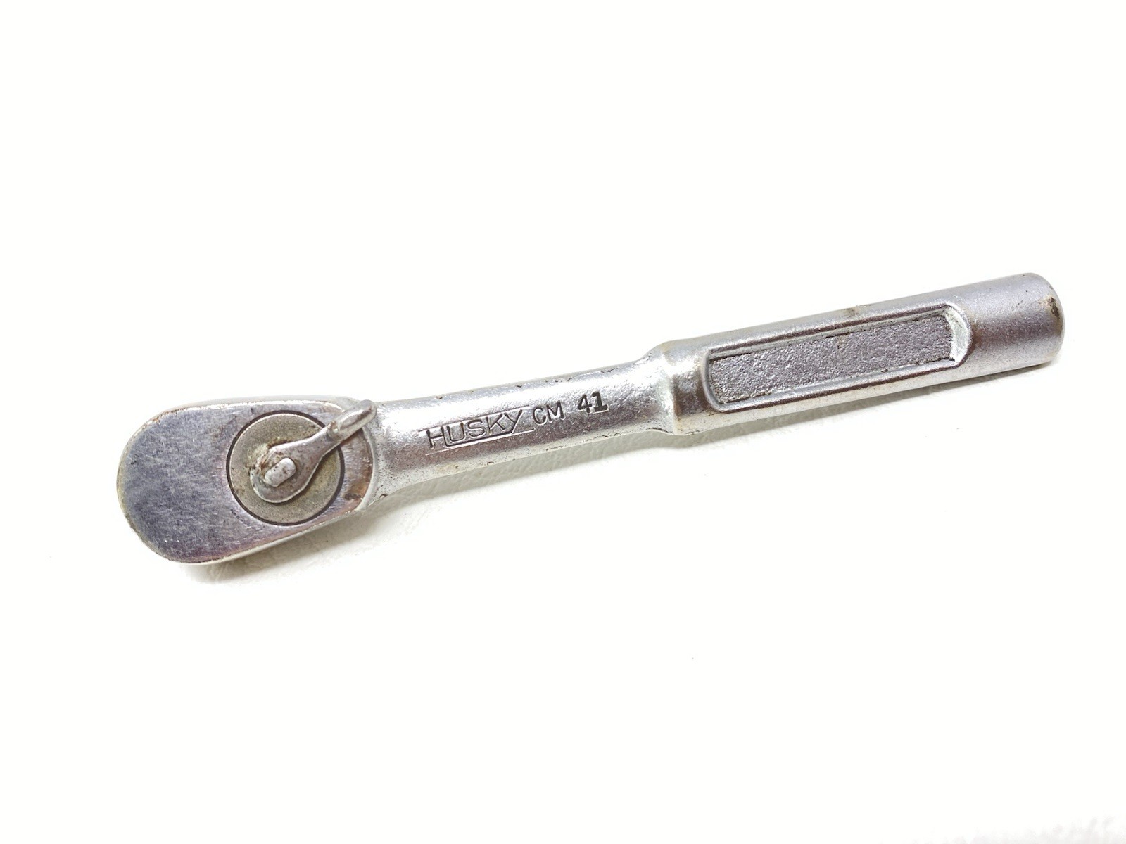 Vintage Husky Small No. CM41 1/4” Drive Ratchet Tool Compact Made In USA