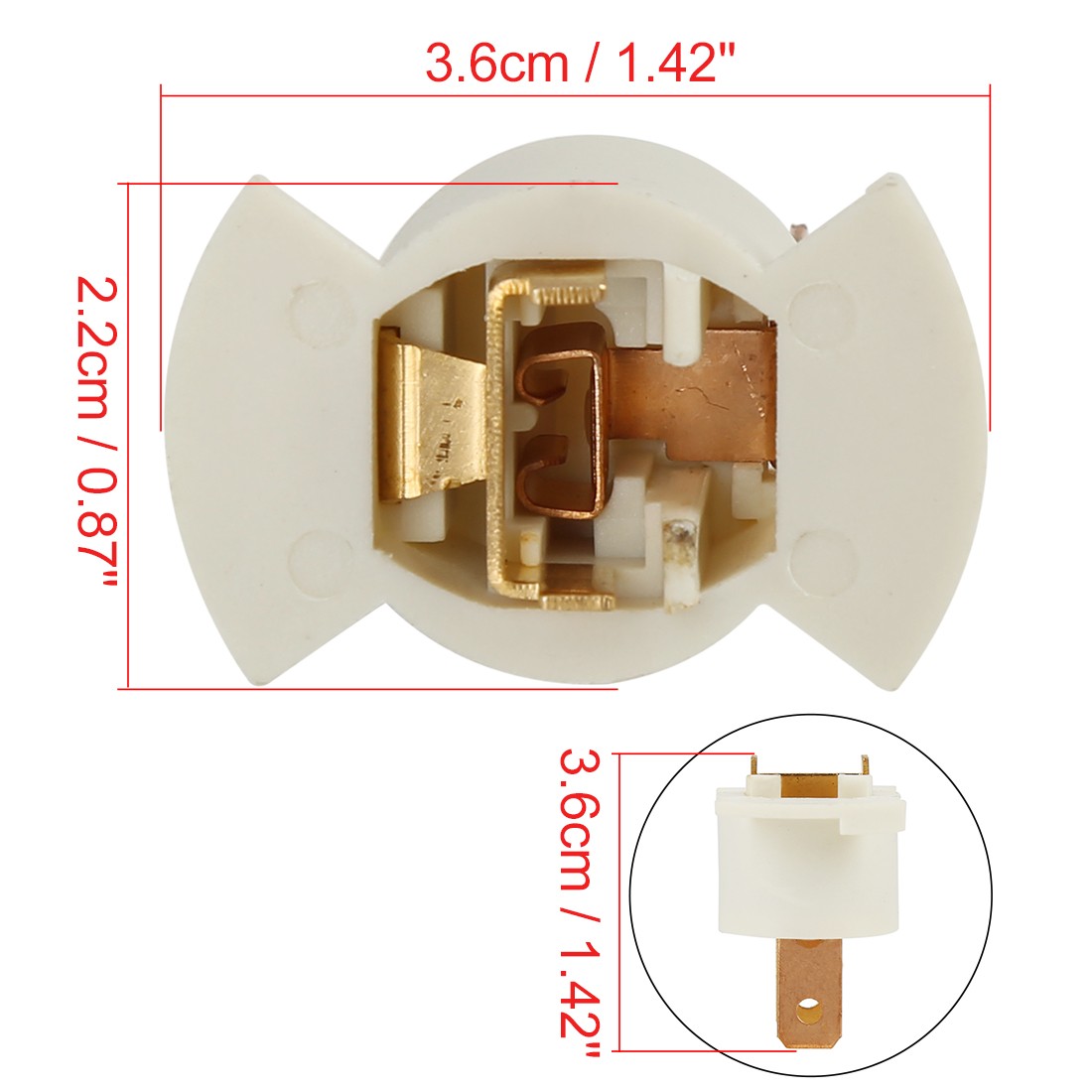 H1 Headlight Bulb Socket Holder Connector for Honda CR-V 2005-06 33116-SD4-961