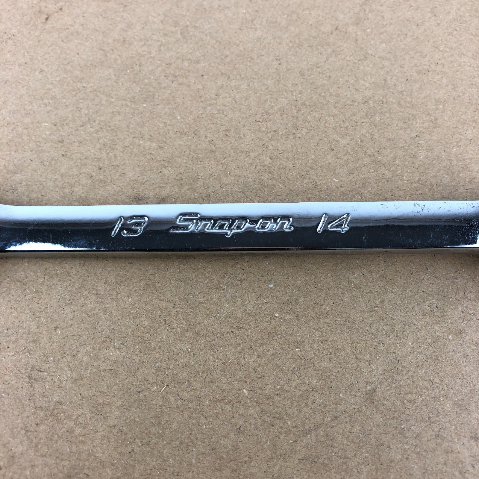 Snap On RXFMS1314B 13mm & 14mm Open End Line Flare Nut Wrench USA Flank Drive