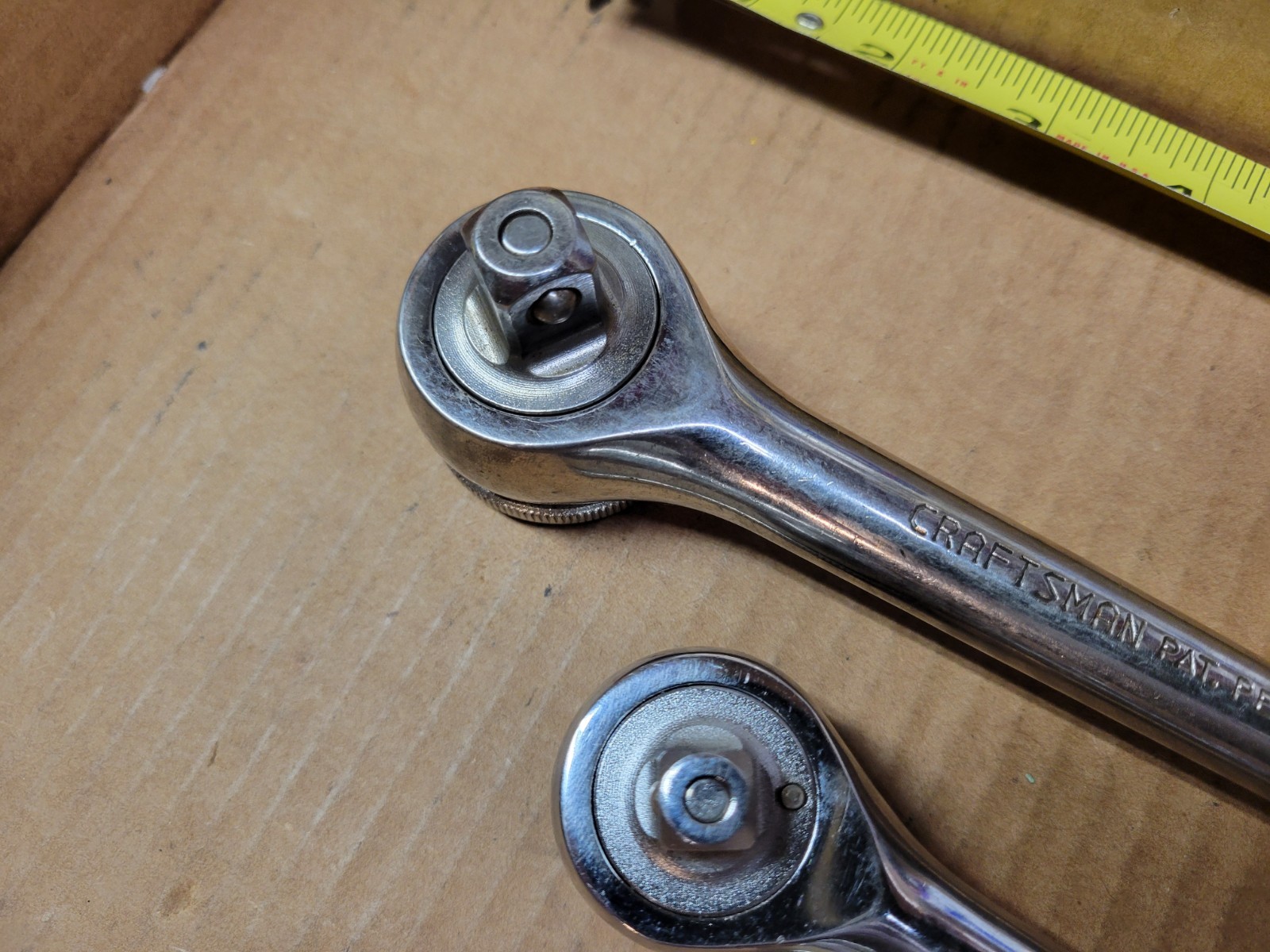 Craftsman USA 3-Piece Gold Label EE Series Thumbwheel Quick-Release Ratchet Set