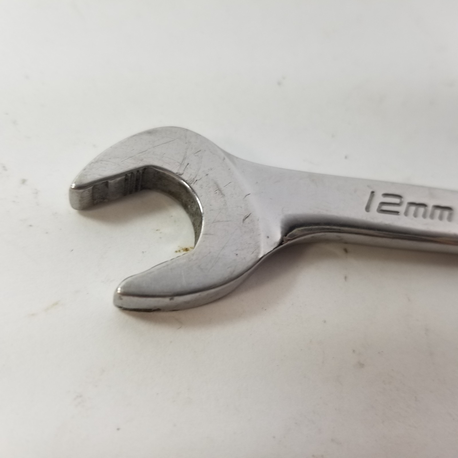 Snap On 12mm Metric SVSM12 Flank Drive Plus Four Way Angle Head Open End Wrench