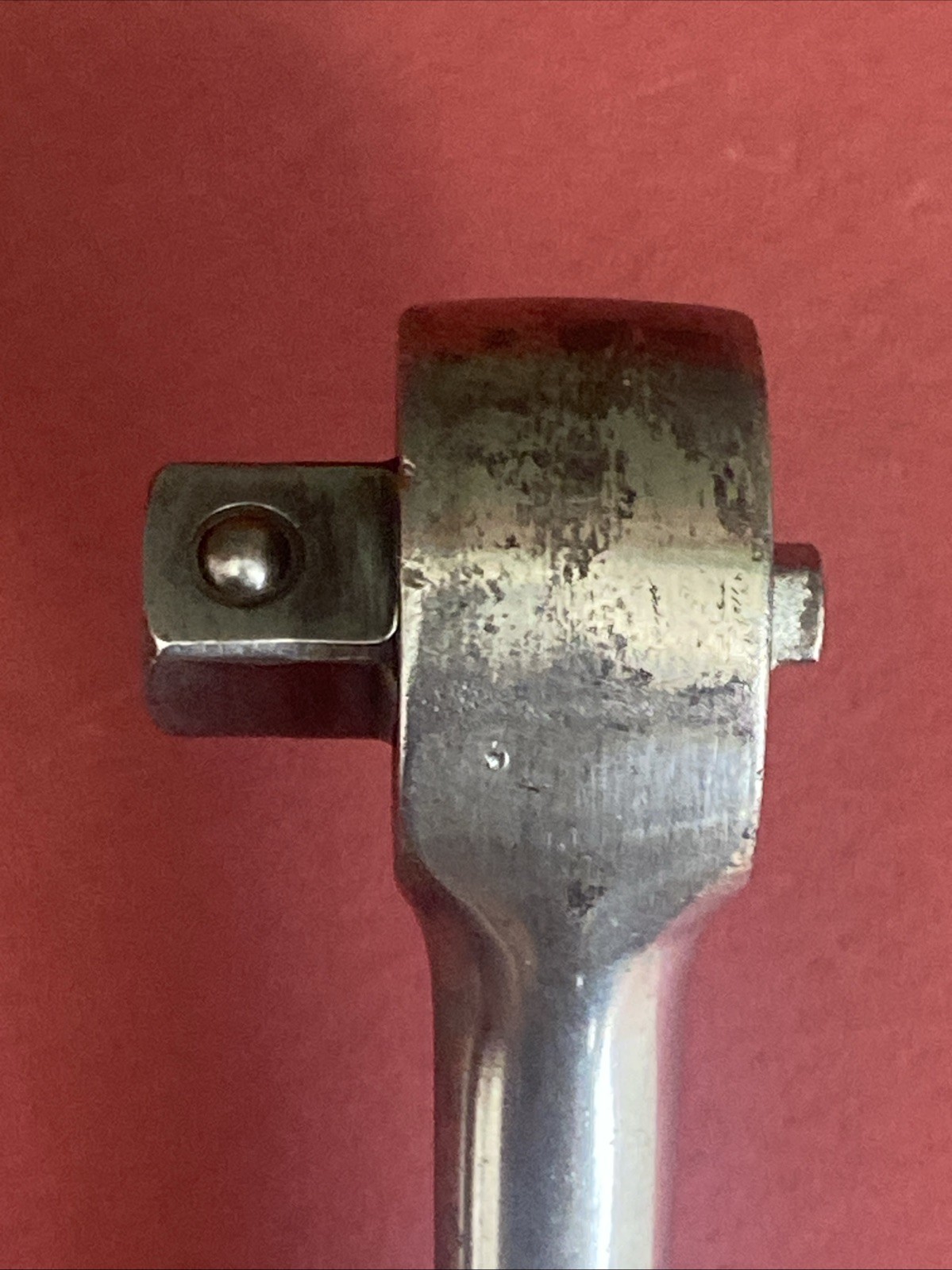 Vintage Mac Tools V8R USA Round Head Ratchet Fine-tooth 1/2” Drive Mechanic Tool