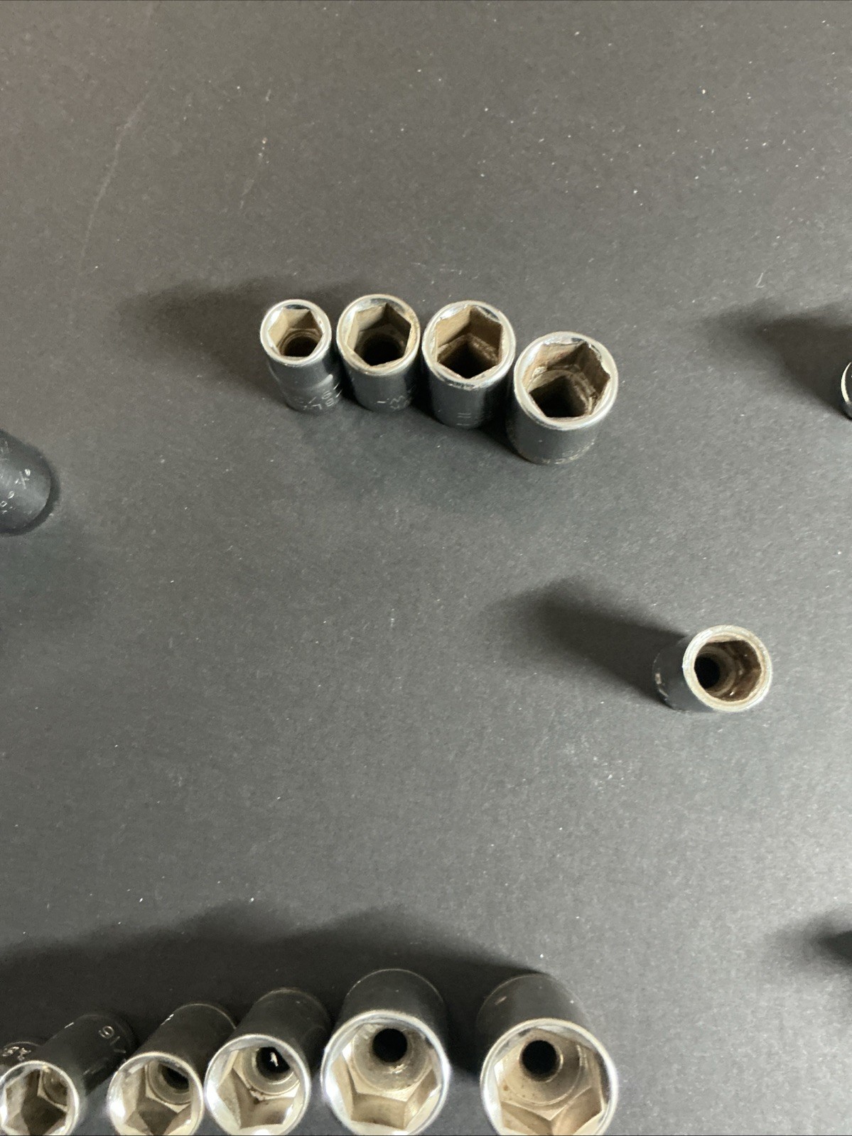 Lot of 27 Assorted 1/4” Sockets Please See Description For Names of Sockets