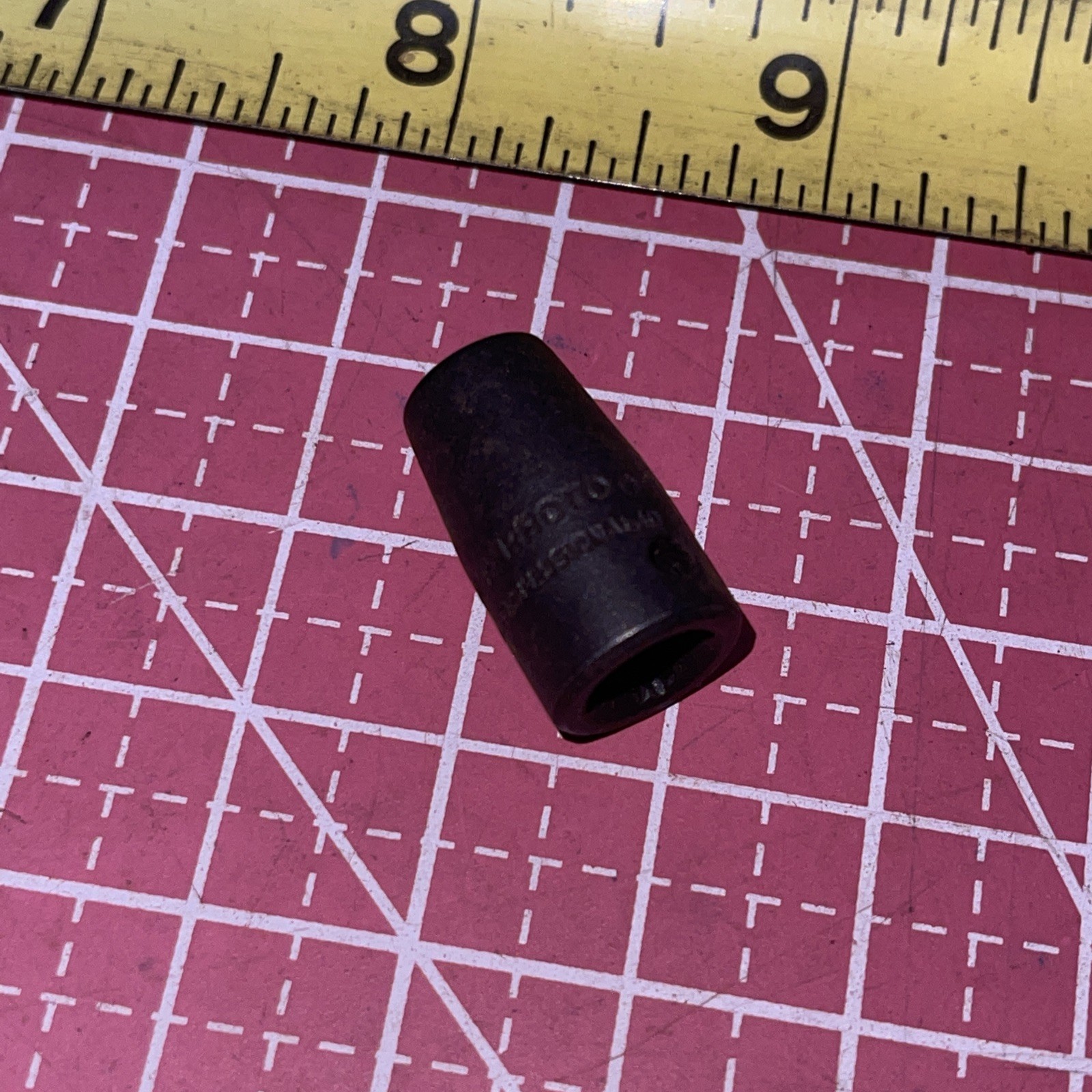 NOS Proto USA 6908H 1/4 In SAE 1/4” Drive Professional 6 Point Impact Socket
