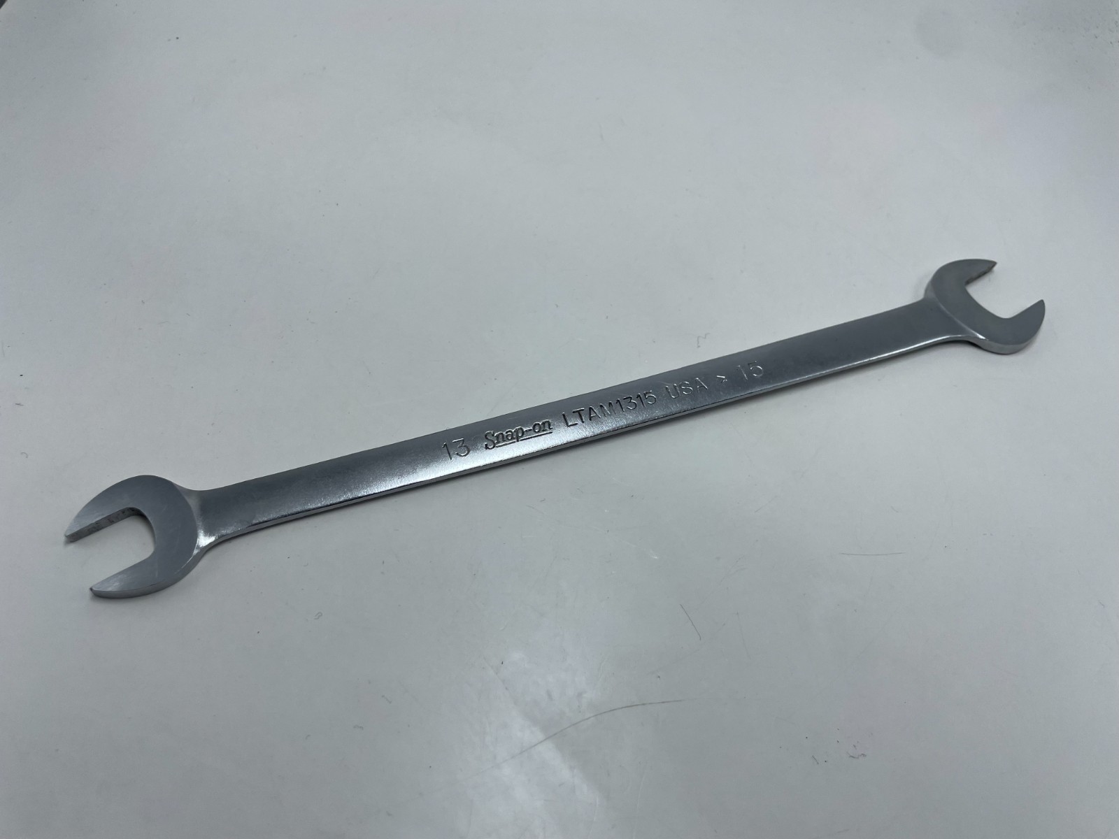 Snap On Tools Metric 13–15 mm Open-End Wrench Low Torque Slimline LTAM1315 USA