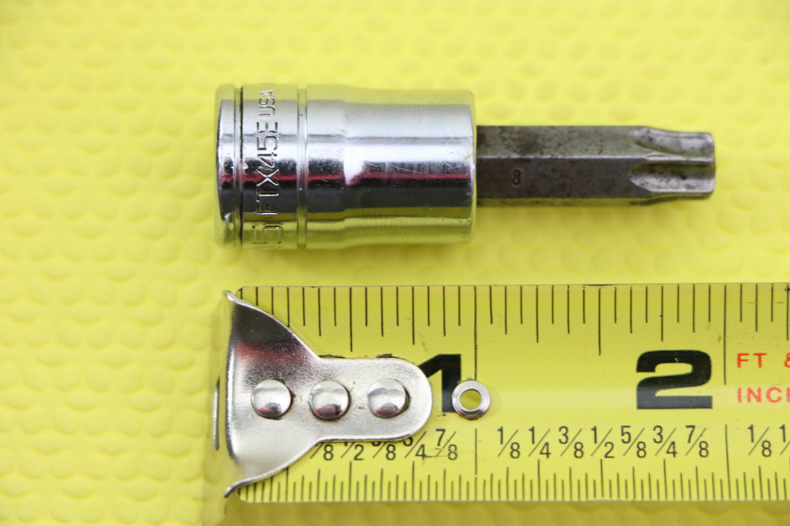 Snap-On 3/8″ Drive TORX® T45 Standard Bit Socket Driver FTX45E USA