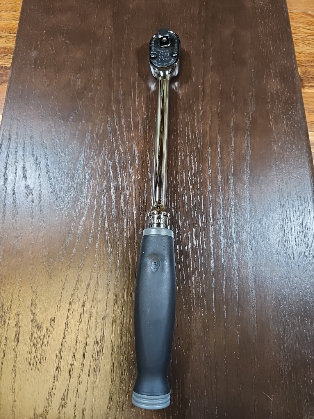 *NEW* Snap On 3/8″ FHL80 DARK TITANIUM Long SOFT Handle Ratchet FREE PRIORITY