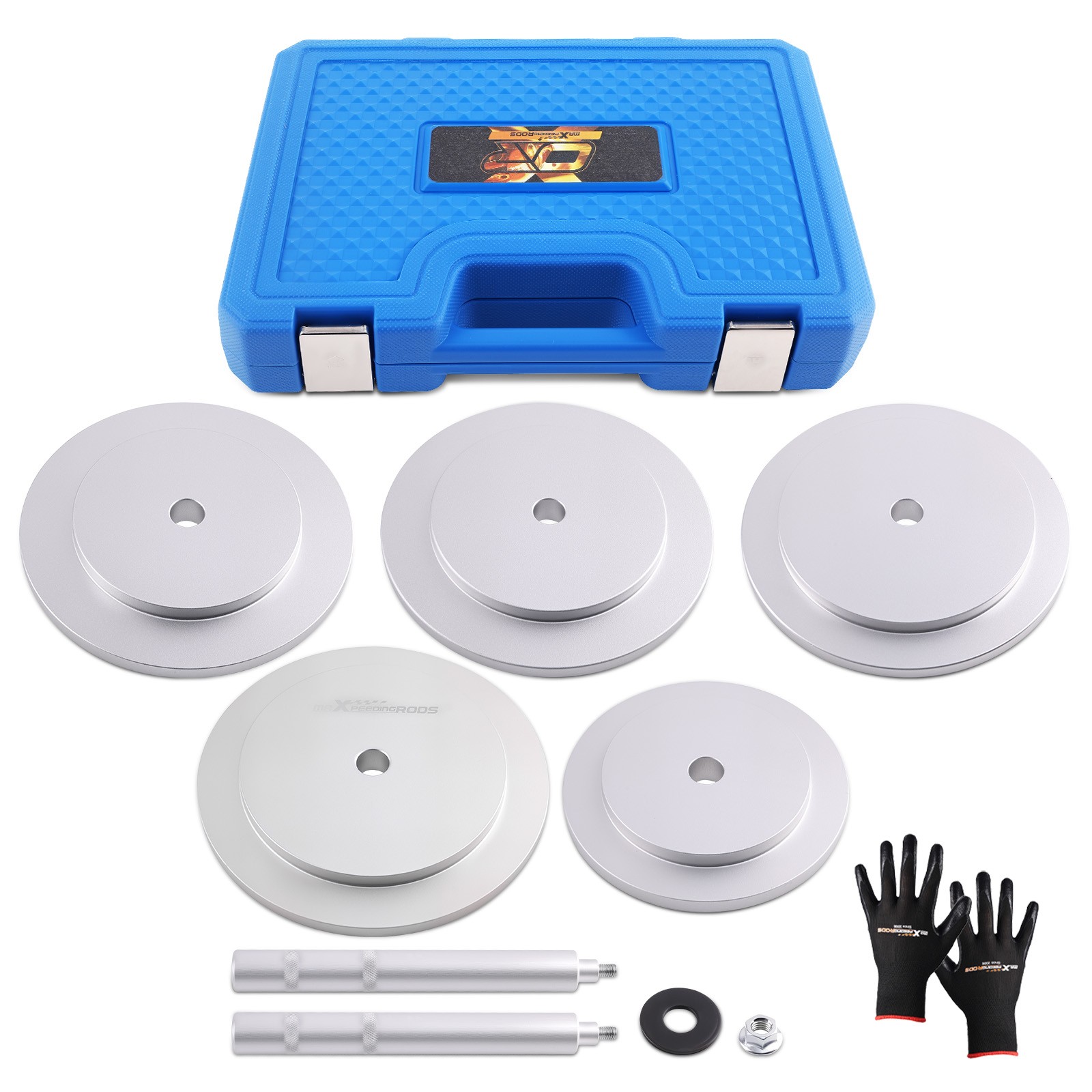 Truck Hub Seal Installer Kit Bearing Race And Seal Driver Set Heavy Duty Steel