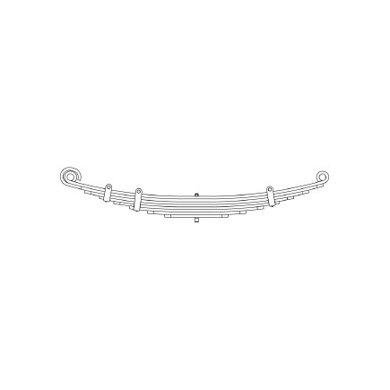 Triangle Suspension 96-102 White , F Spr, Lvs:8 ; Oem# 371010073; Se L for Volvo