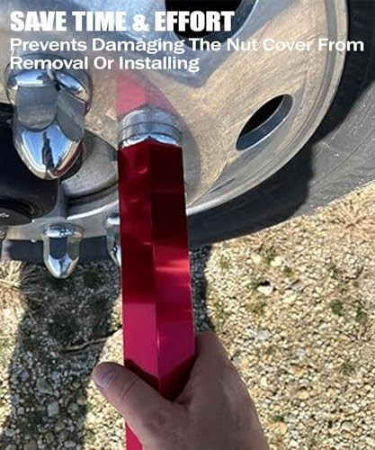 33 mm Lug Nut Cover Remover Tool Socket，11 inch Lug Nut Cover Socket for