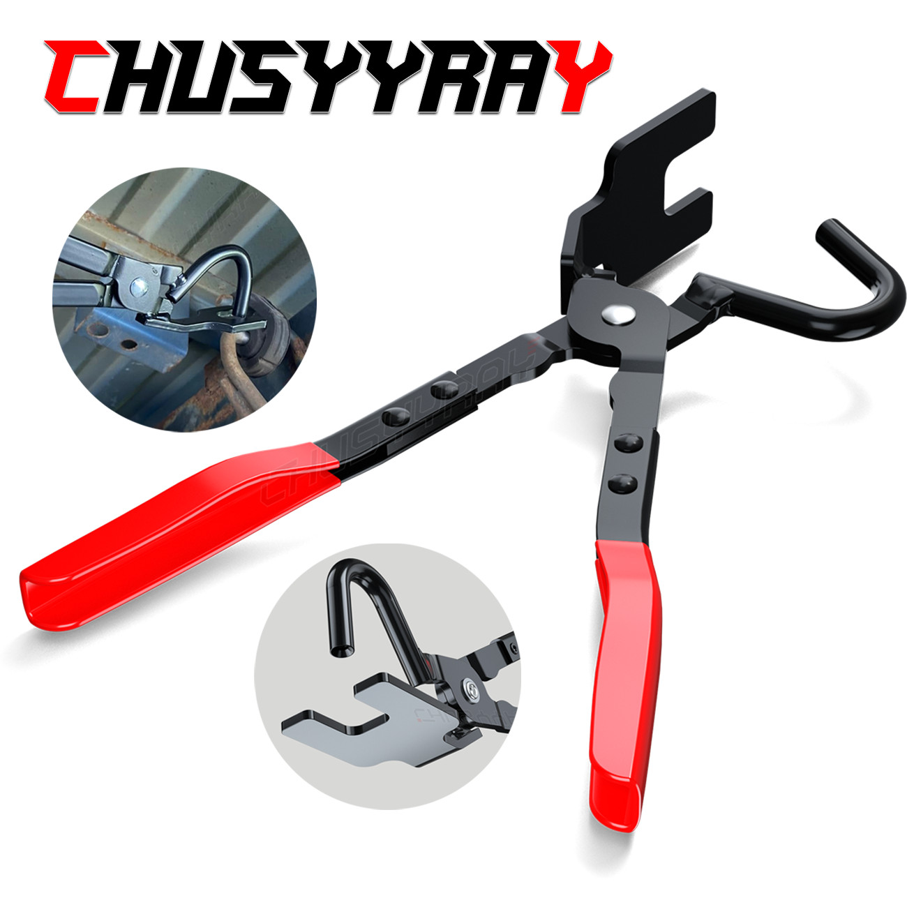 Brand New Exhaust Pipe Rubber Hanger Support Removal Pliers Tool Red