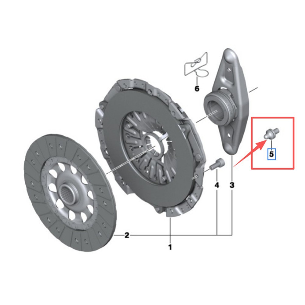 Clutch Rocker Pin 21511223328 for BMW E36 E46 E34 E87 for e90 OEM Replacement