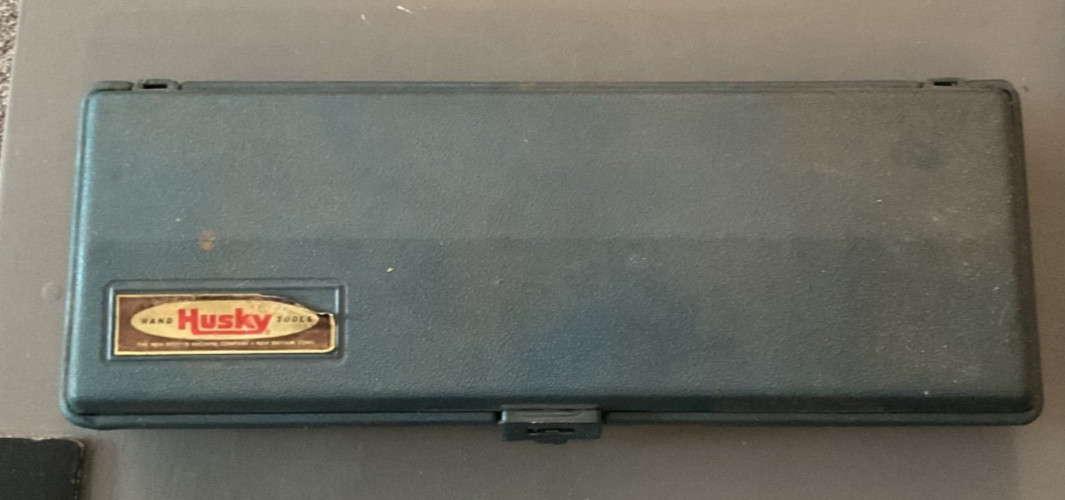 Vintage HUSKY Socket Set in Case 21 Piece Set COMPLETE