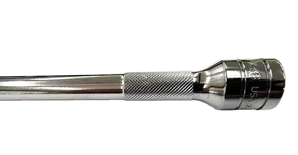 New Snap-on™ 3/8″ Drive FXK8 8″ Length Knurled Chrome Socket Extension