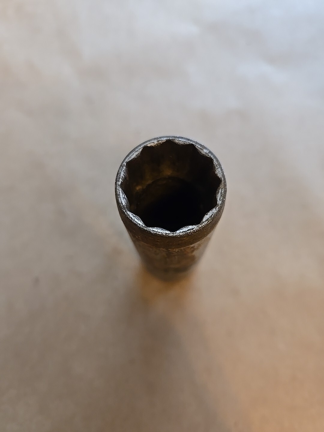 Snap On 1/2″ Drive 13/16″ 12PT Deep Socket Worn Modified S-261