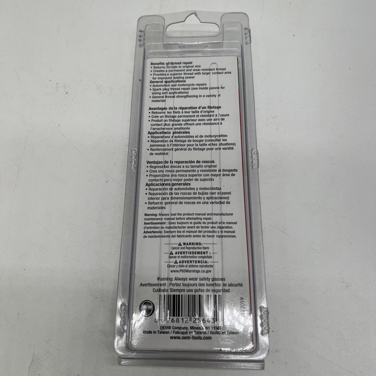 OEM Tools 25643 Fix-a-Thred Thread Repair Kit Metric Size: M14-1.25