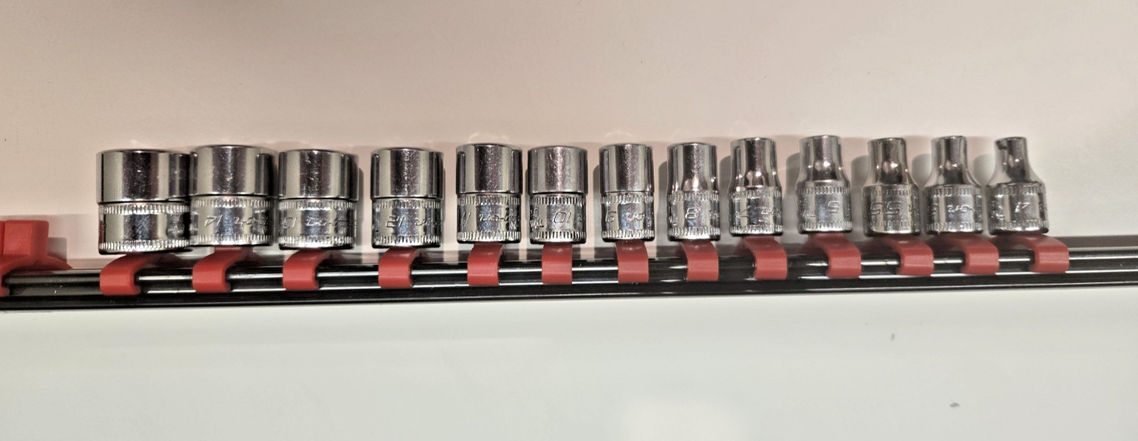 Snap-on 1/4” Drive 13 Pc TMM 4mm – 15mm 6 Point Socket Set USA