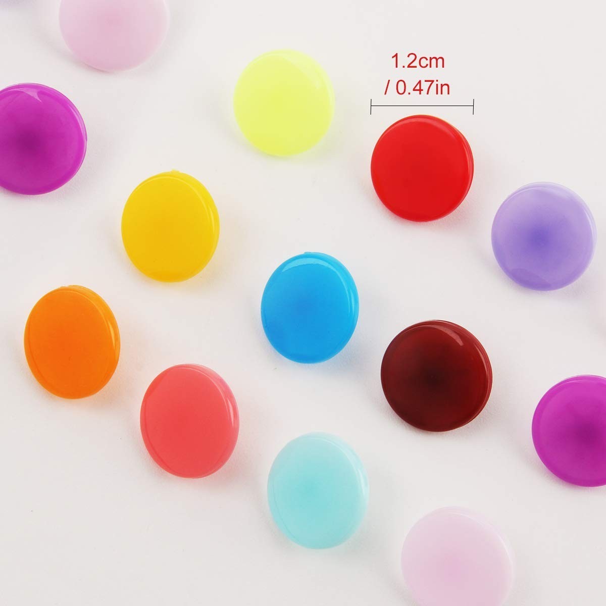 460 Sets 24 Color Snap Plastic Fasteners with Pliers Tool – No Sew Buttons for C