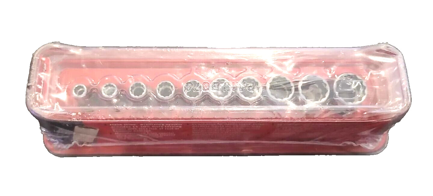 New Snap-on™ 1/4″ drive 3/16″ to 9/16″ 10pc 12-pt Semideep Socket Set 110TMDSY