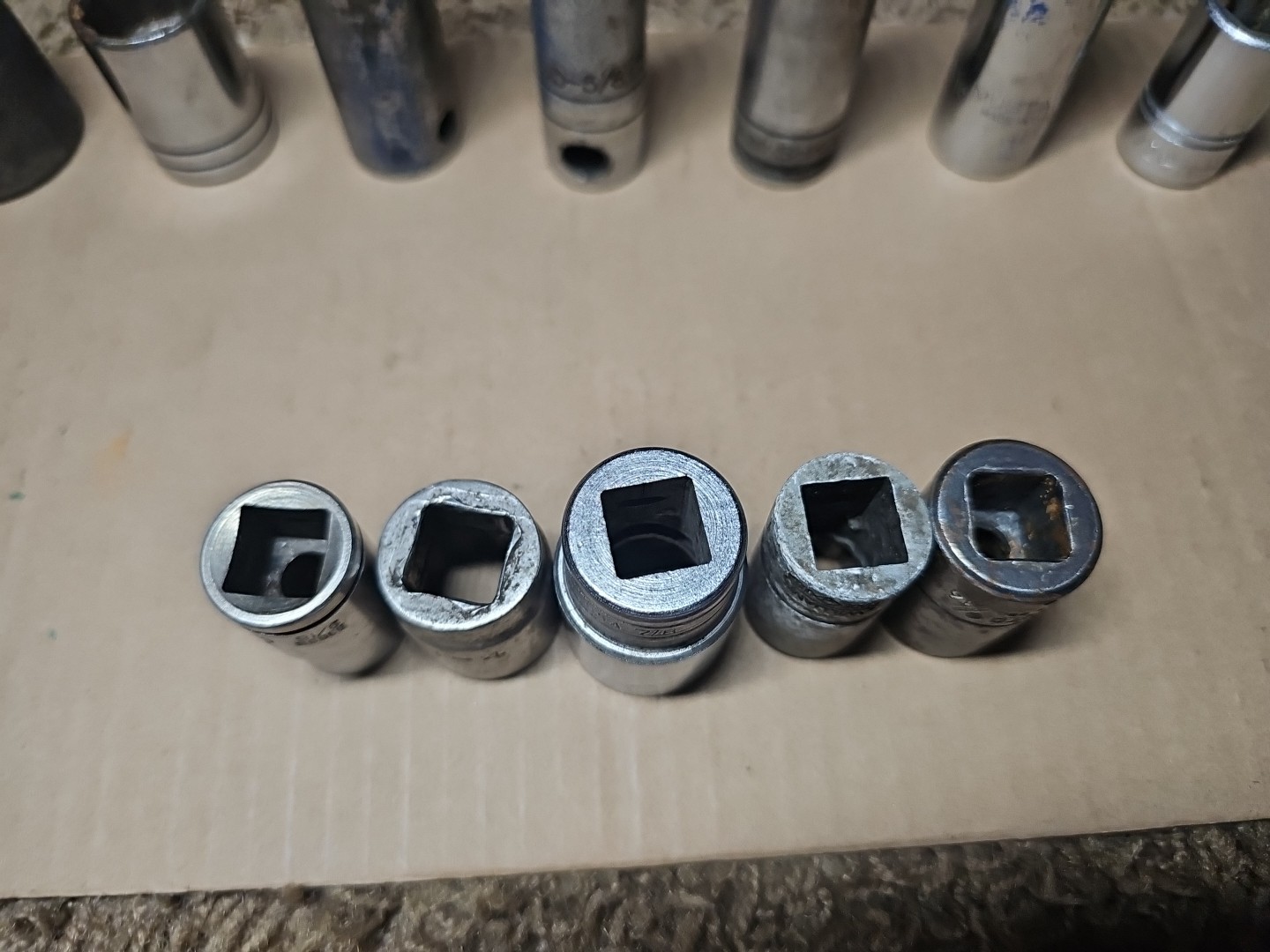 Vintage Various Socket Lot of 21 Ward’s P&C S-K TrueCraft Proto