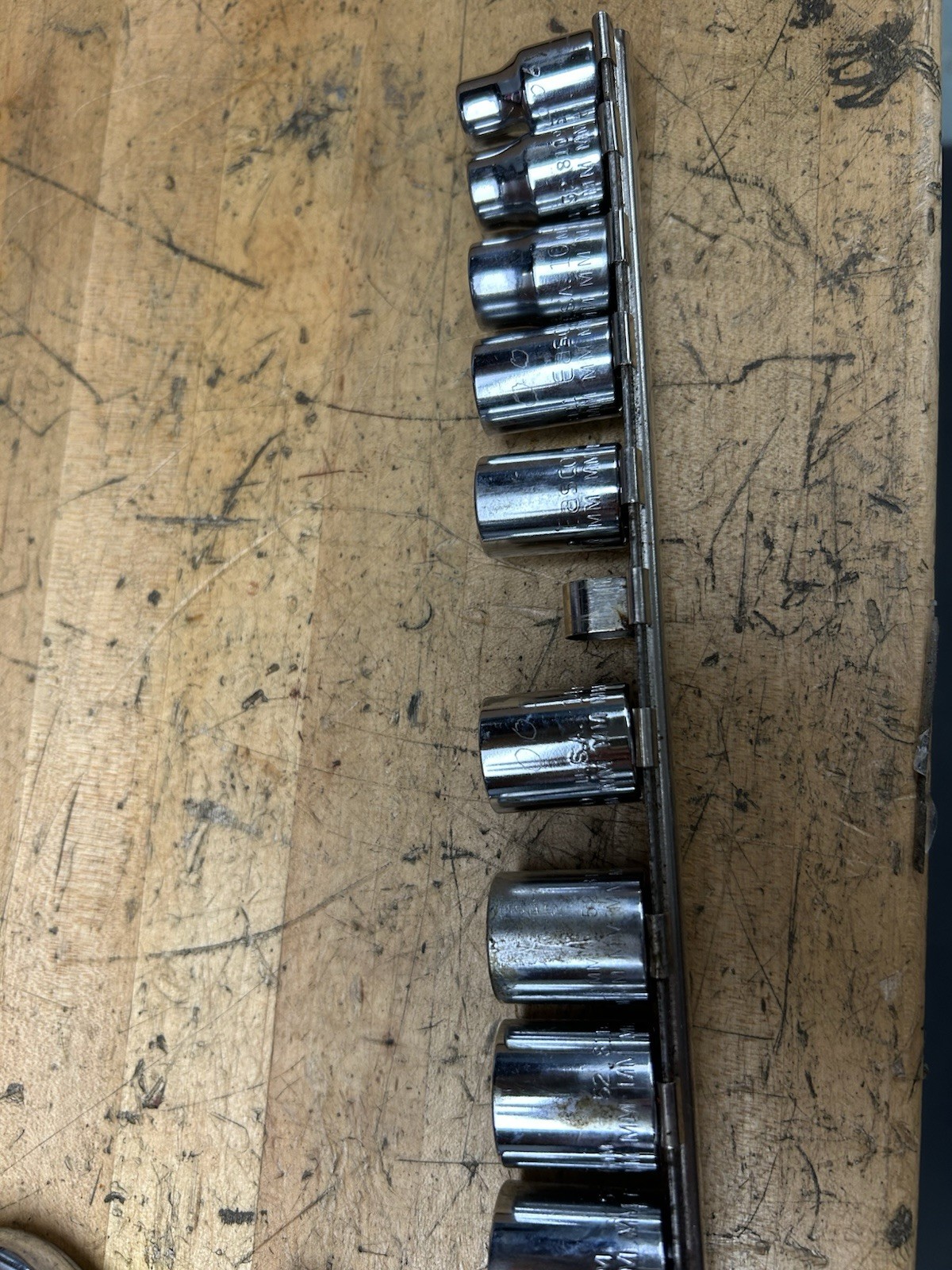 Lot of Assorted Sockets SAE & Metric Mixed Brands Various Drives, Mostly USA