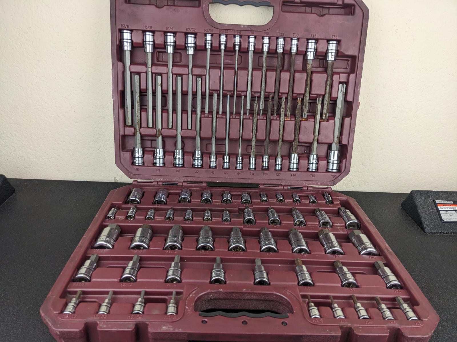 #bo767 Matco Tools 75 Piece Master ADV Hex/Torx Bit Socket Set Model SBS75VA