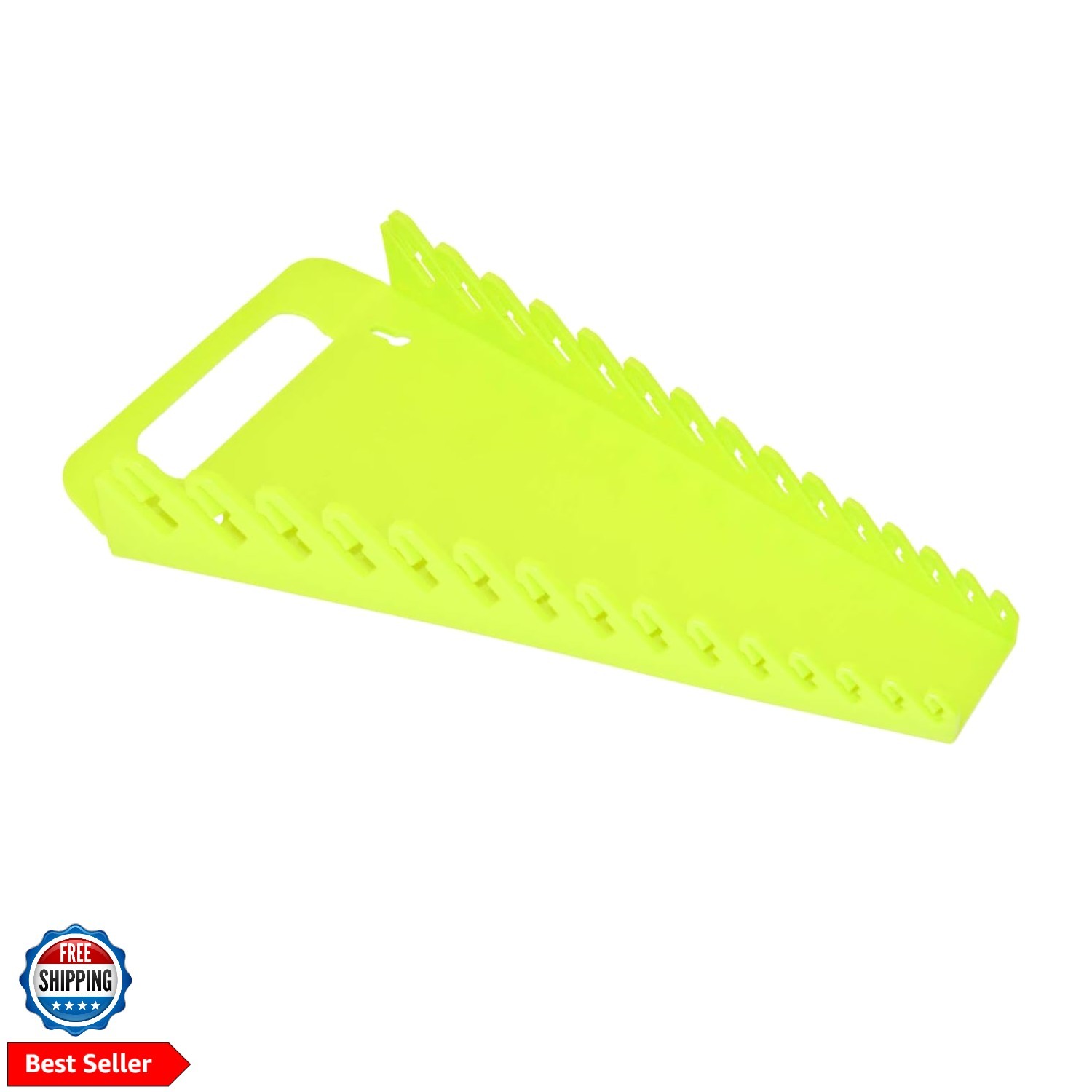ERNST 5082HV Gripper Wrench Organizer, 15 Tool, High-Visibility