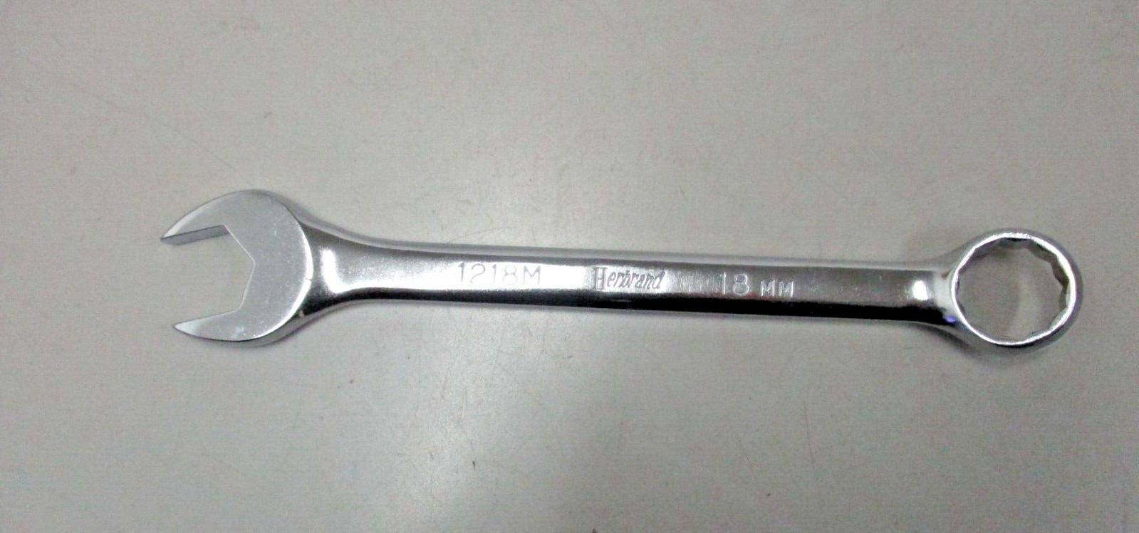 Herbrand 1218M 12 Point 18mm Combination Wrench 7-1/2″ Long
