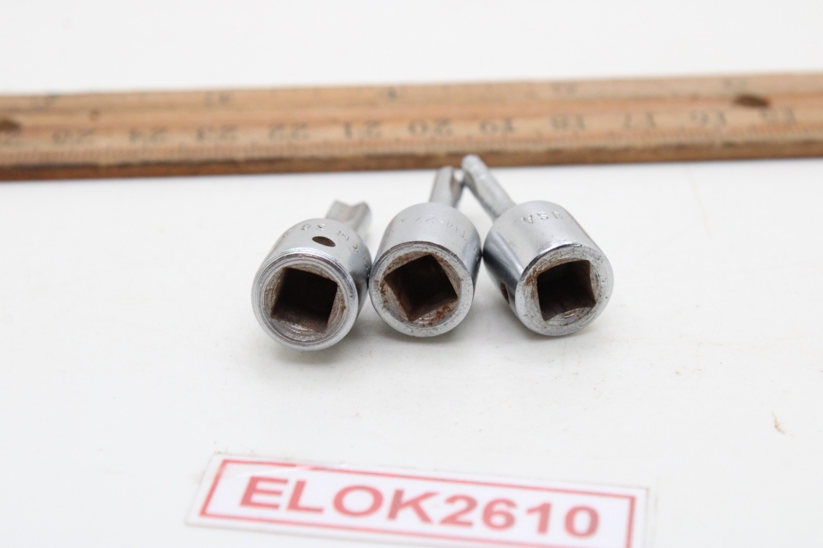 Snap On TM27 TM30 TM31 3 Piece Specialty 1/4″ Drive Clutch Driver Socket Set USA