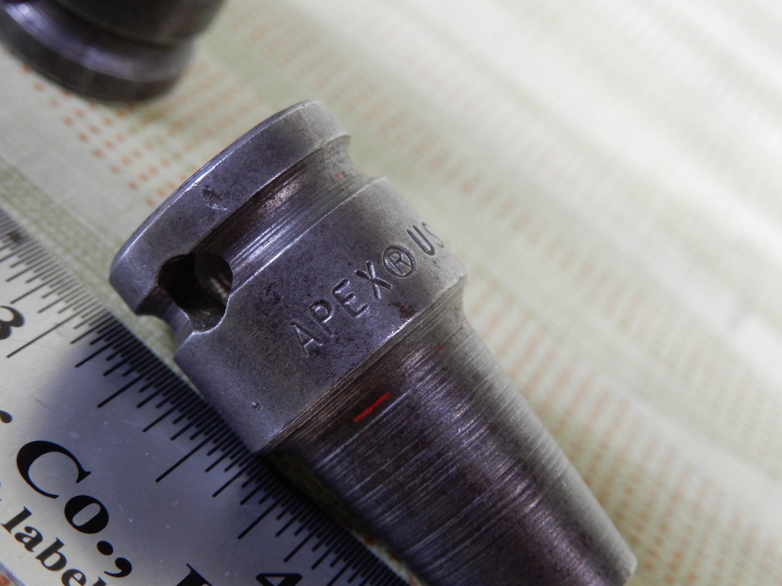 Apex 838 3/8 Drive to 1/4 Hex Sockets (4) Great Condition VX