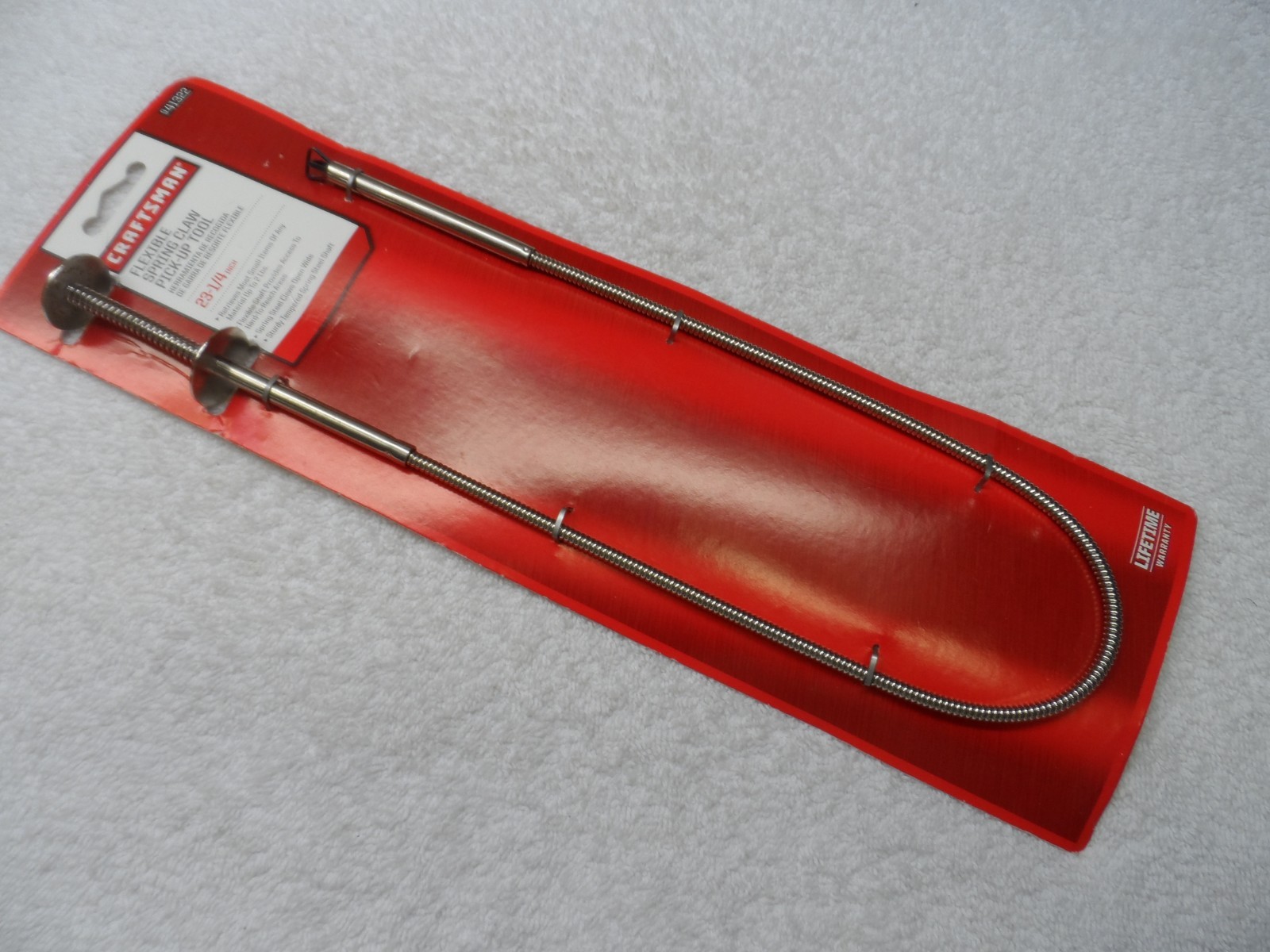 Craftsman 23 1/2″ Flexible Spring Claw Pick-Up Tool, made in USA – Part # 41322