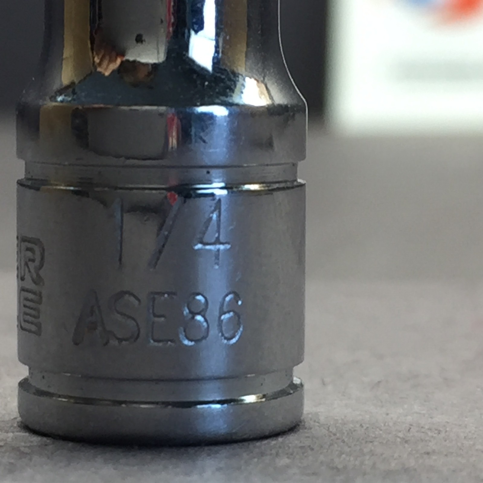 Matco Silver Eagle Tools ASE86 1/4″ SAE Shallow Socket 1/4″ Drive 6 Point