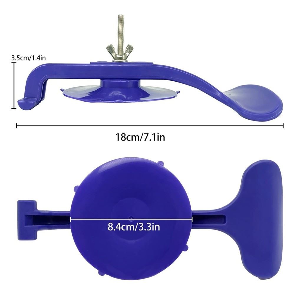 6PC Suction Cup Clamp Set Class Clamp Kit for Car Convertible Glass